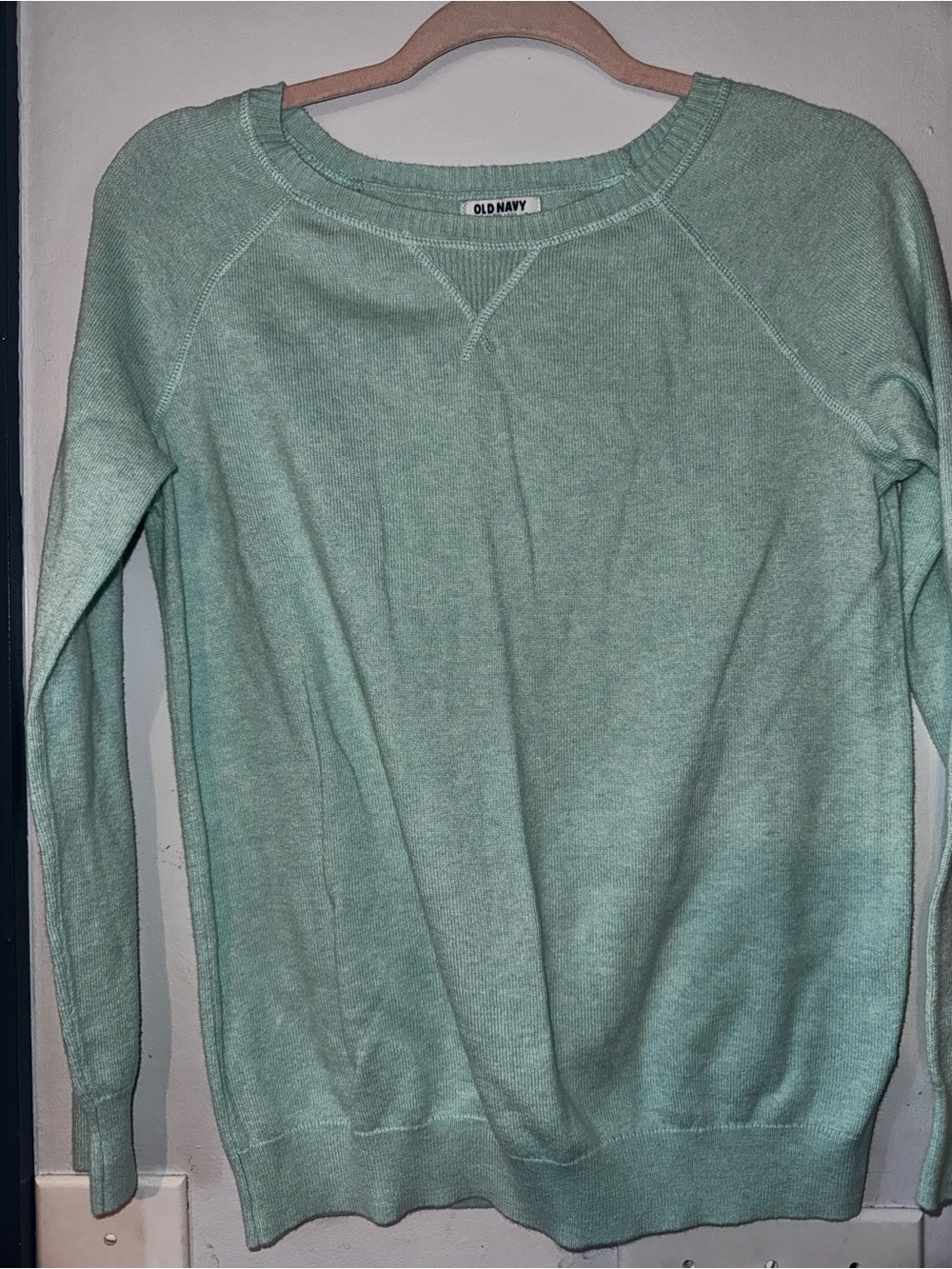 Old Navy Light Mint Green Crewneck Sweater